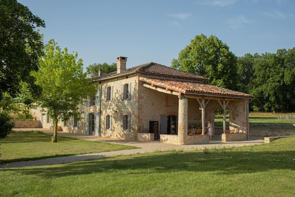 L'Heritier, Maison Climatisee, 12Pers Avec Piscine Villa Marzens Eksteriør billede